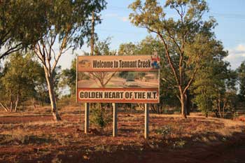 Tennant Creek sign