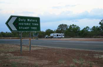 Camp near Daly Waters