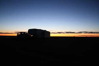 Overnight site near Woomera